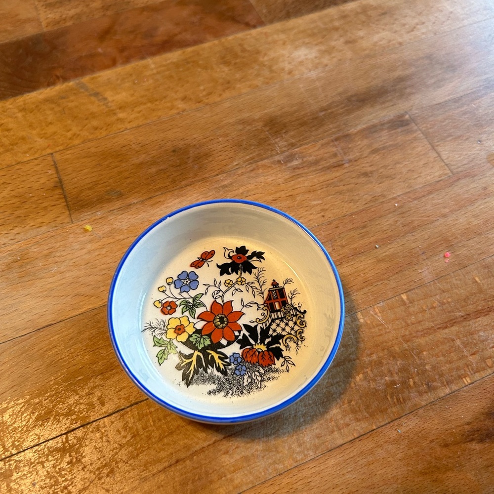 Floral Jewelry Dish